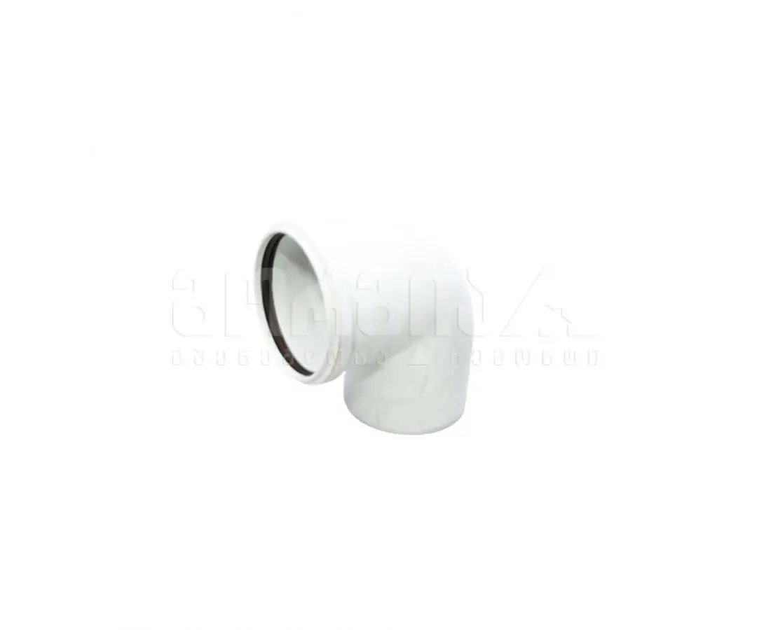 მუხლი 150მმ 90* +GF+ (PVC) — საკანალიზაციო მილი